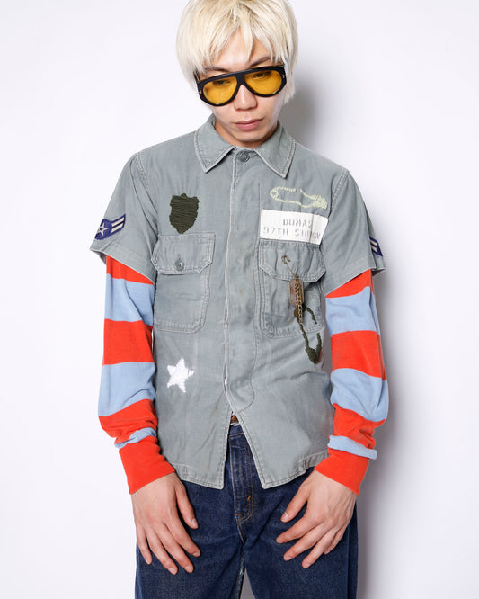 *one-off 60-70s u.s army craft utility h/s jacket