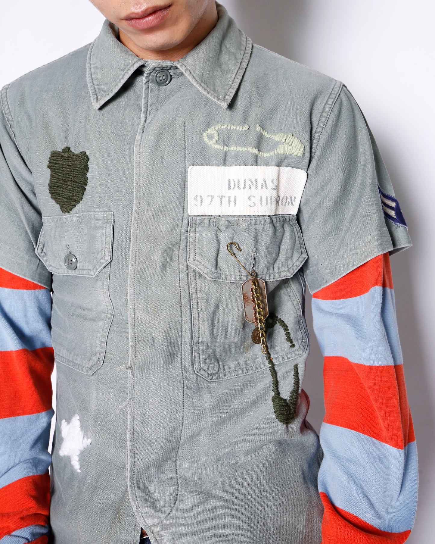 *one-off 60-70s u.s army craft utility h/s jacket