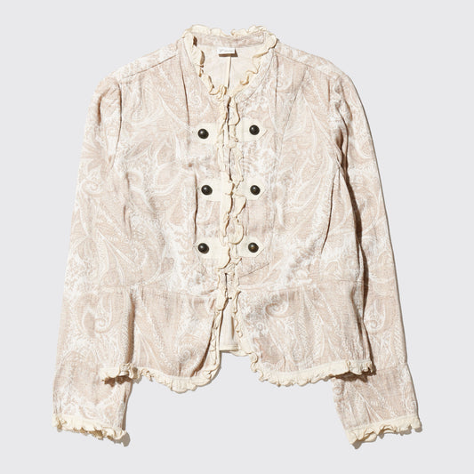 vintage jacquard napoleon jacket
