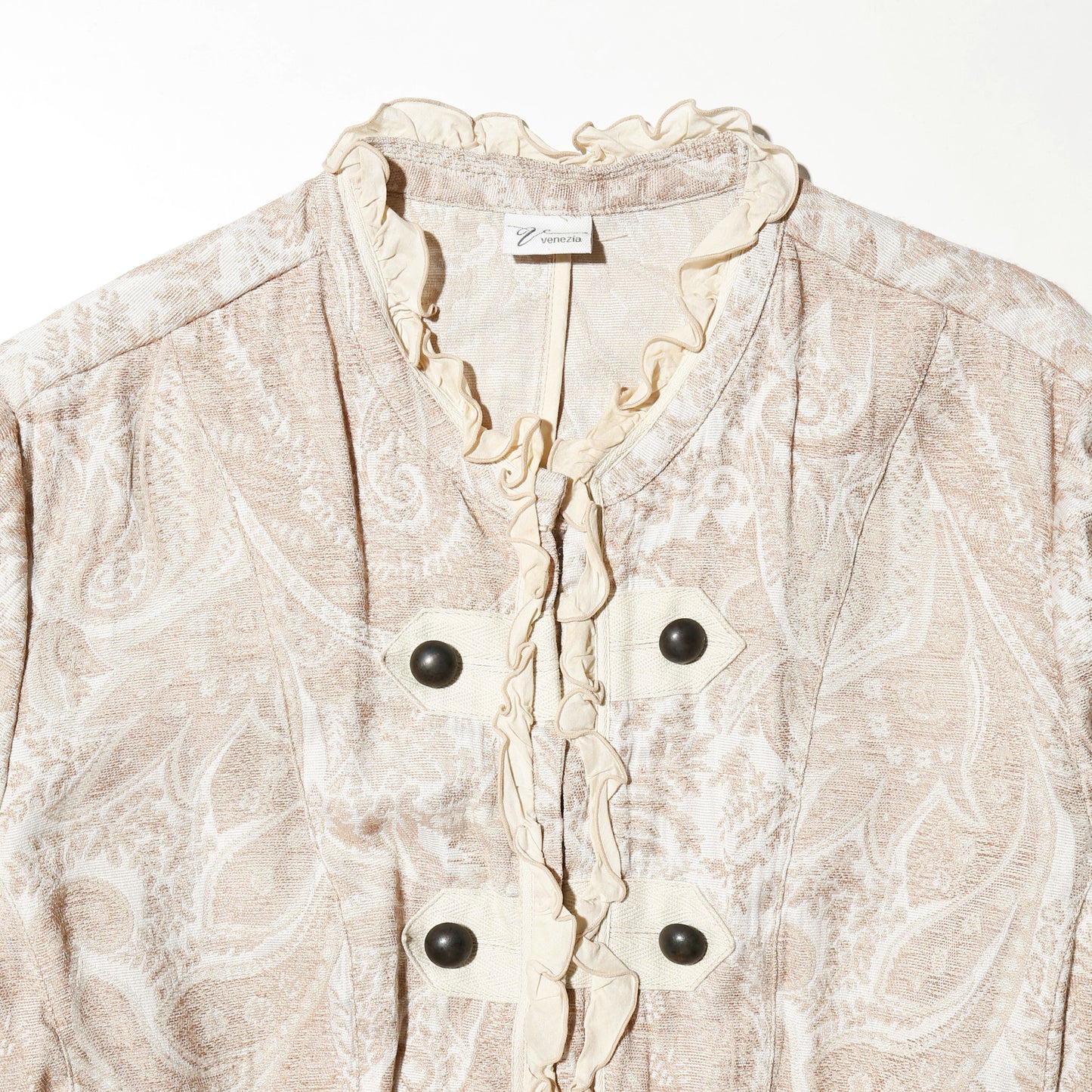 vintage jacquard napoleon jacket