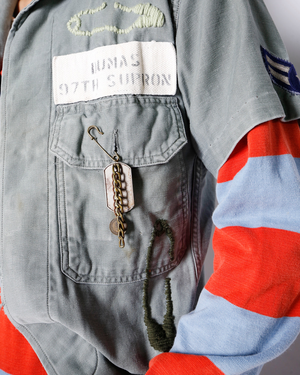 *one-off 60-70s u.s army craft utility h/s jacket