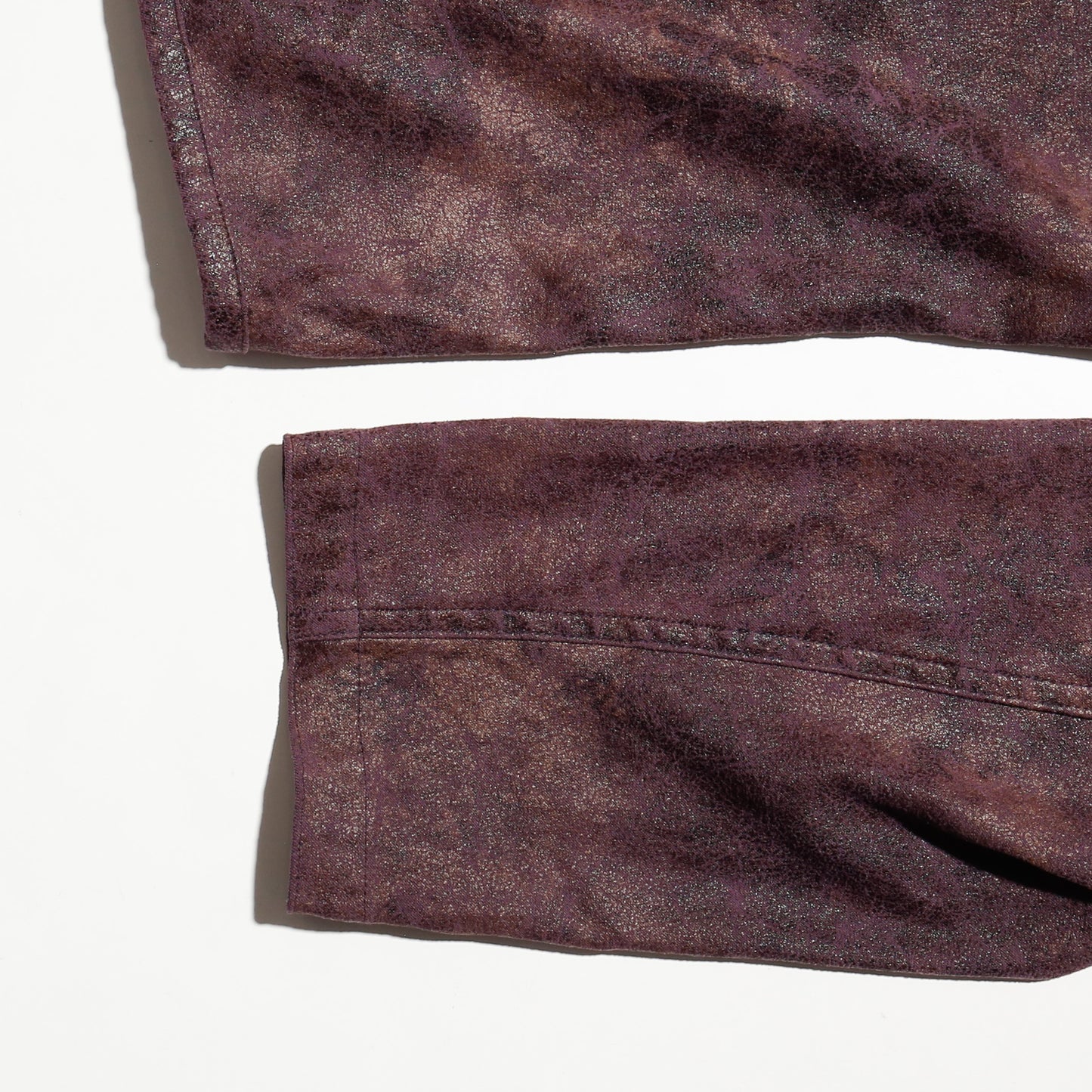vintage acid faux suede jacket