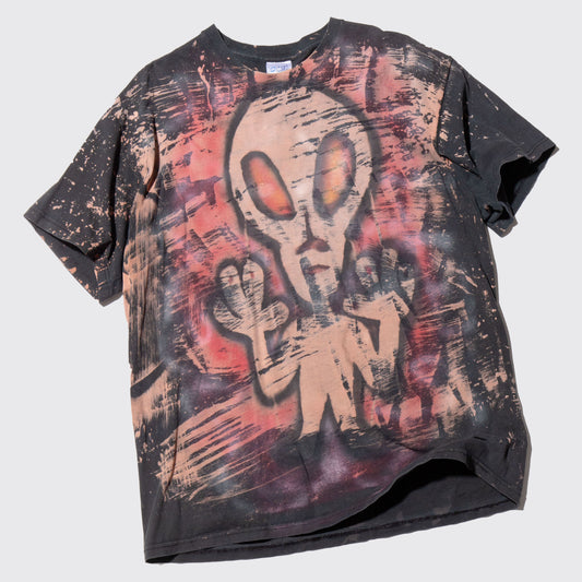 vintage 00's alien acid t-shirt