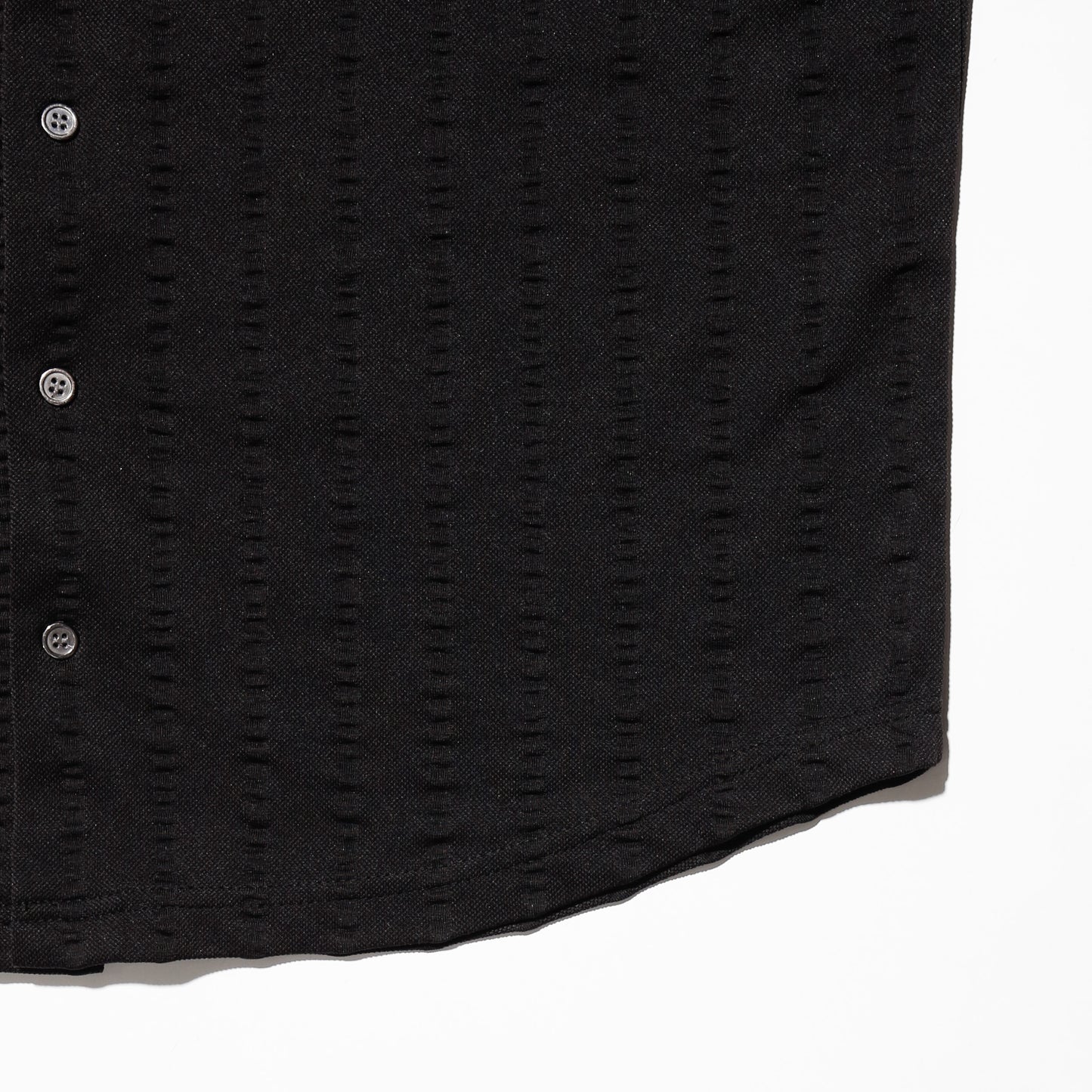 vintage stripe open collar h/s shirt