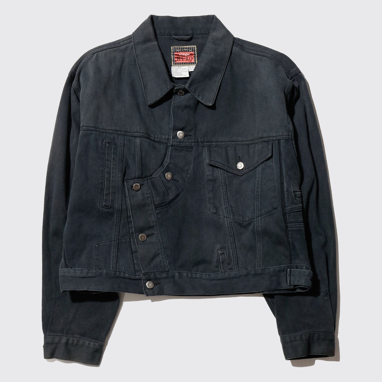 *one-off unbalance trucker jacket