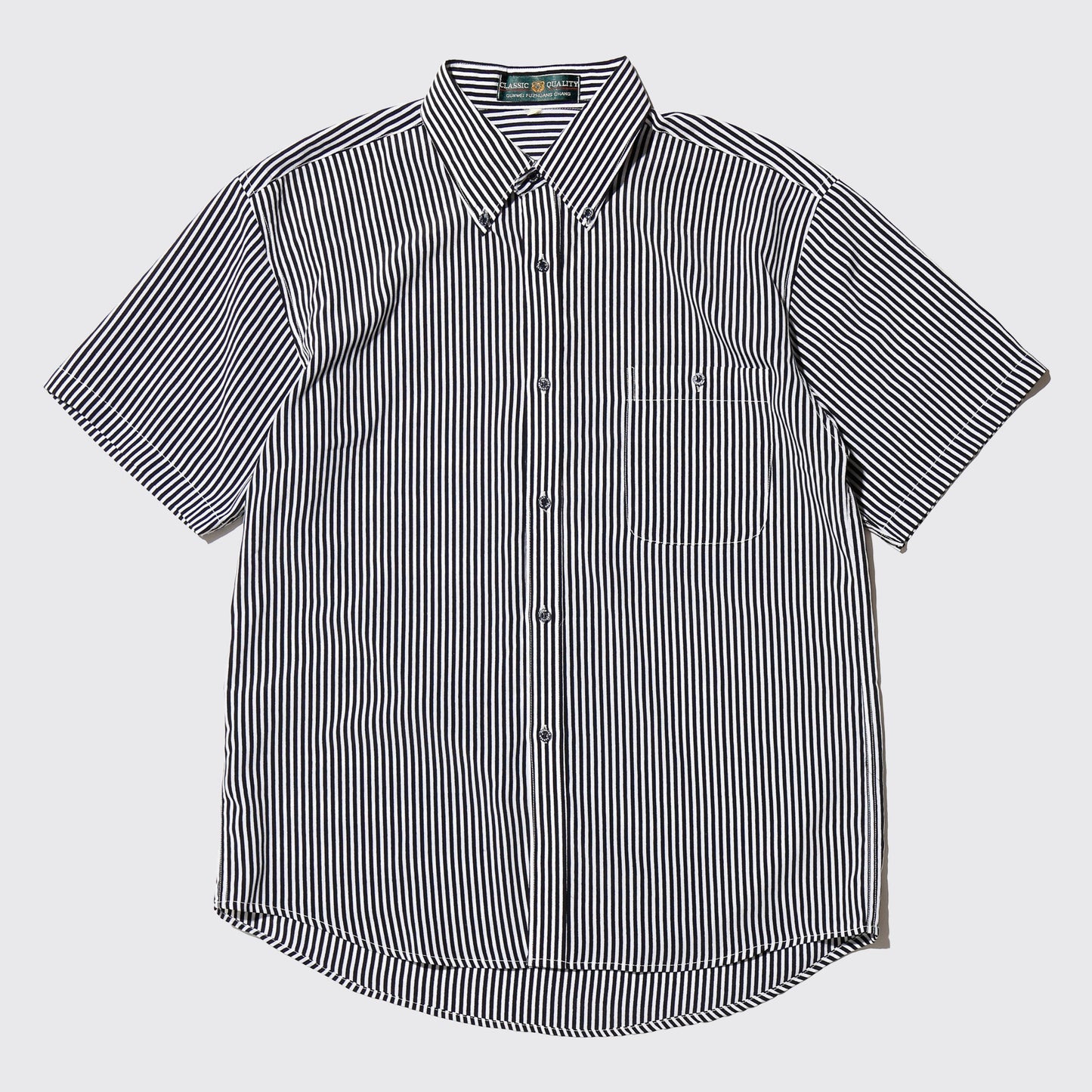 vintage striped h/s bd shirt