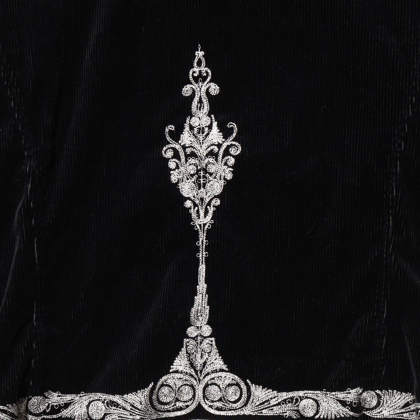 vintage chico's broderied matador jacket