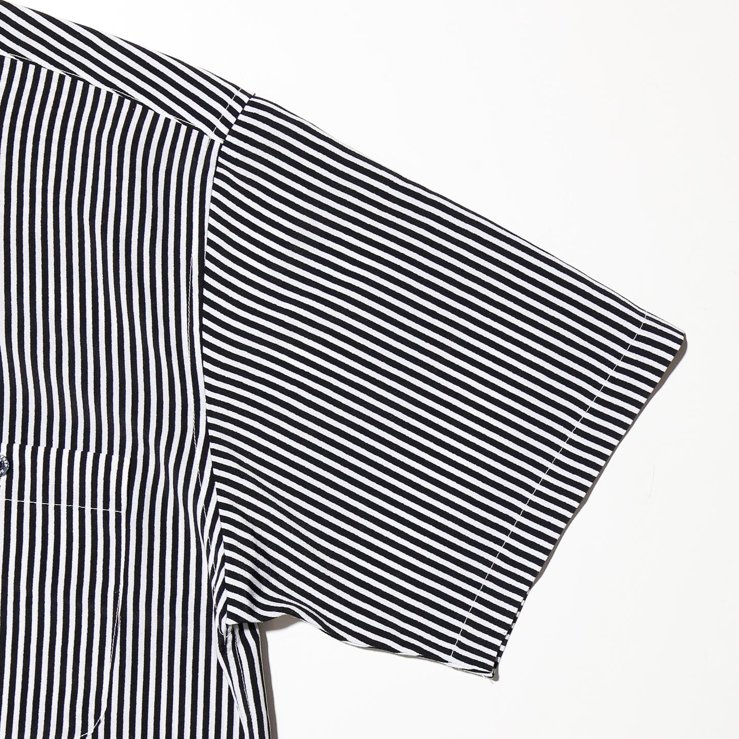 vintage striped h/s bd shirt