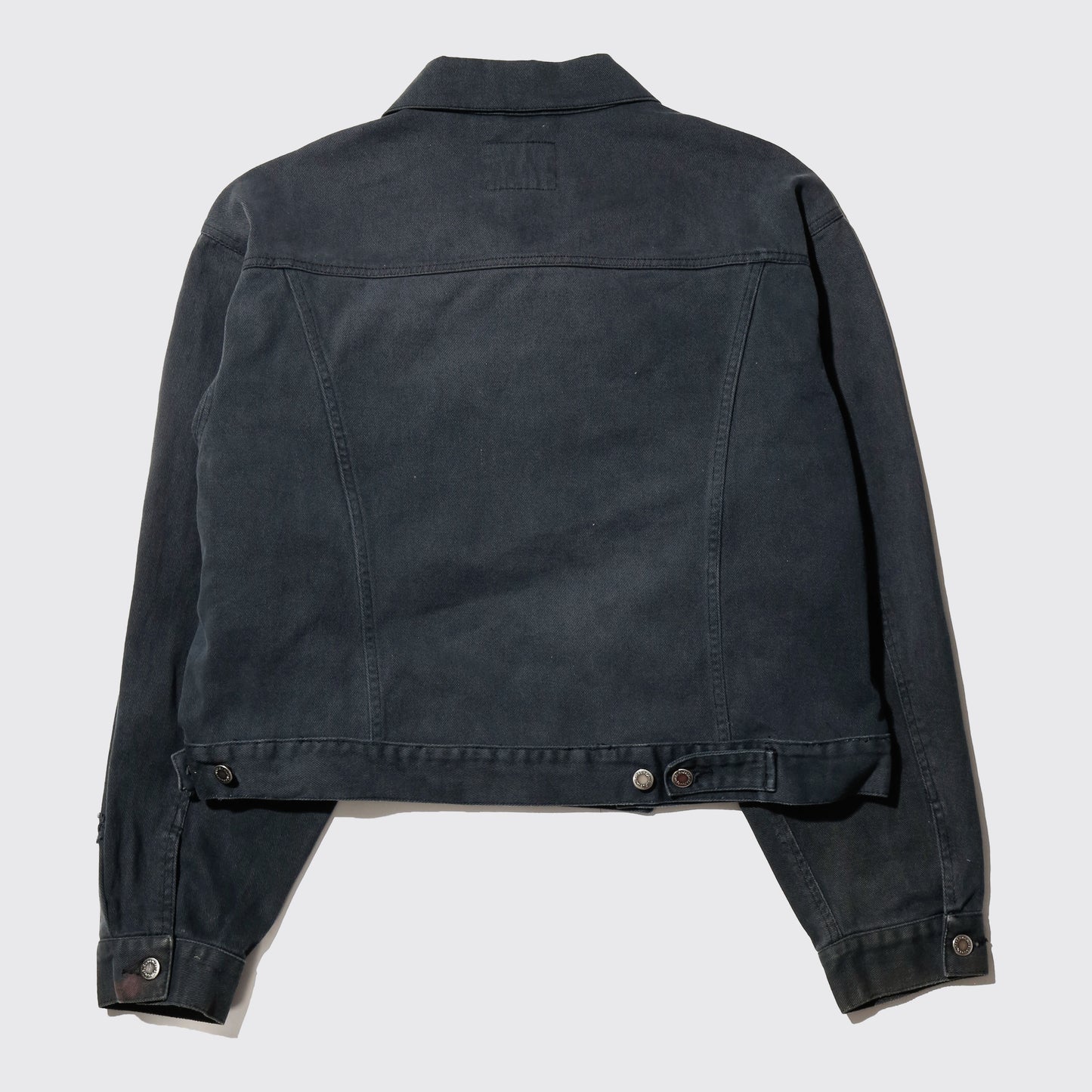 *one-off unbalance trucker jacket