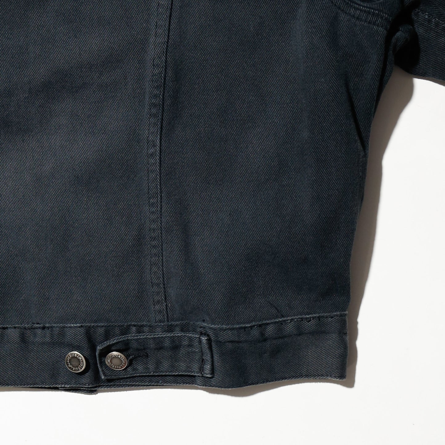 *one-off unbalance trucker jacket