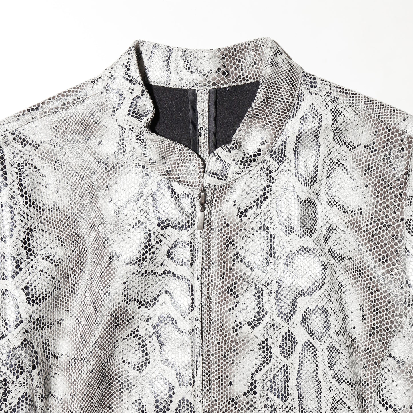 vintage faux python jacket