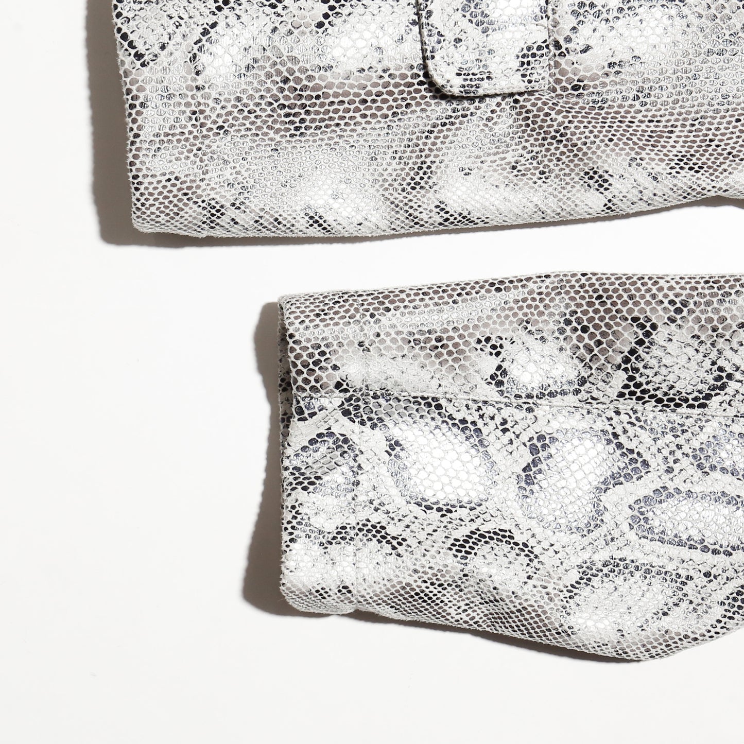 vintage faux python jacket