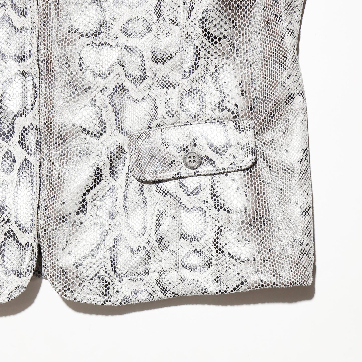 vintage faux python jacket