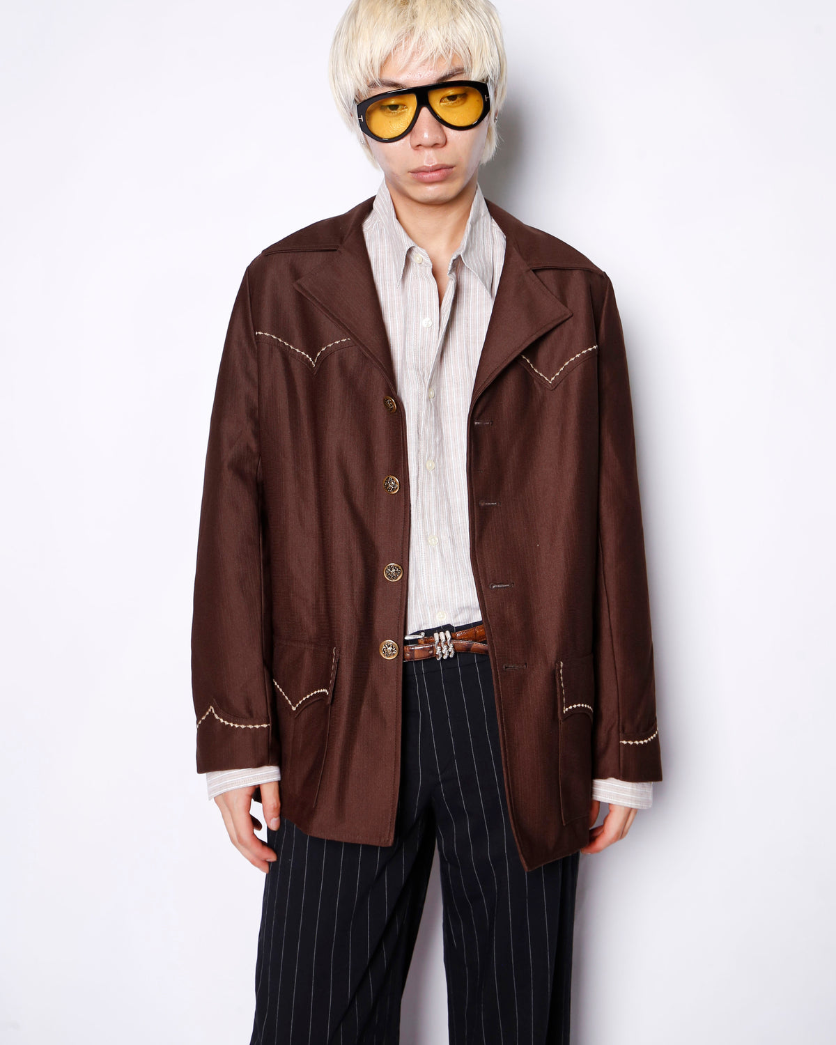 vintage 70's western poly leisure jacket
