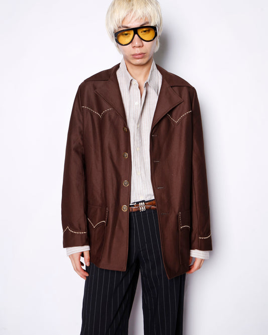 vintage 70's western poly leisure jacket