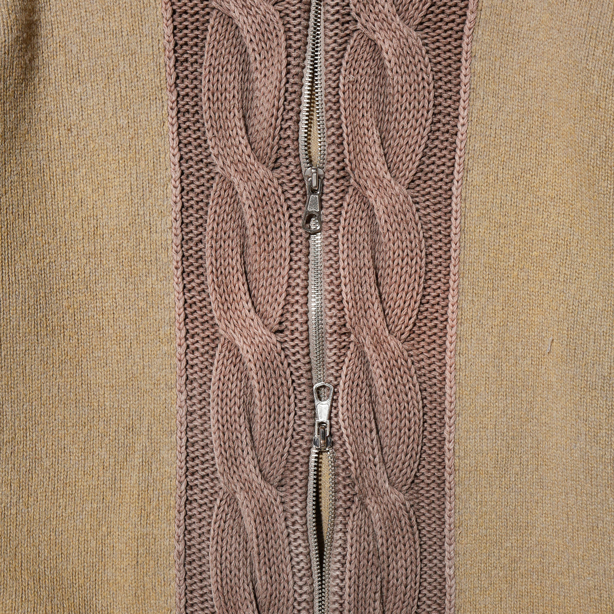 vintage carble knit hoodie