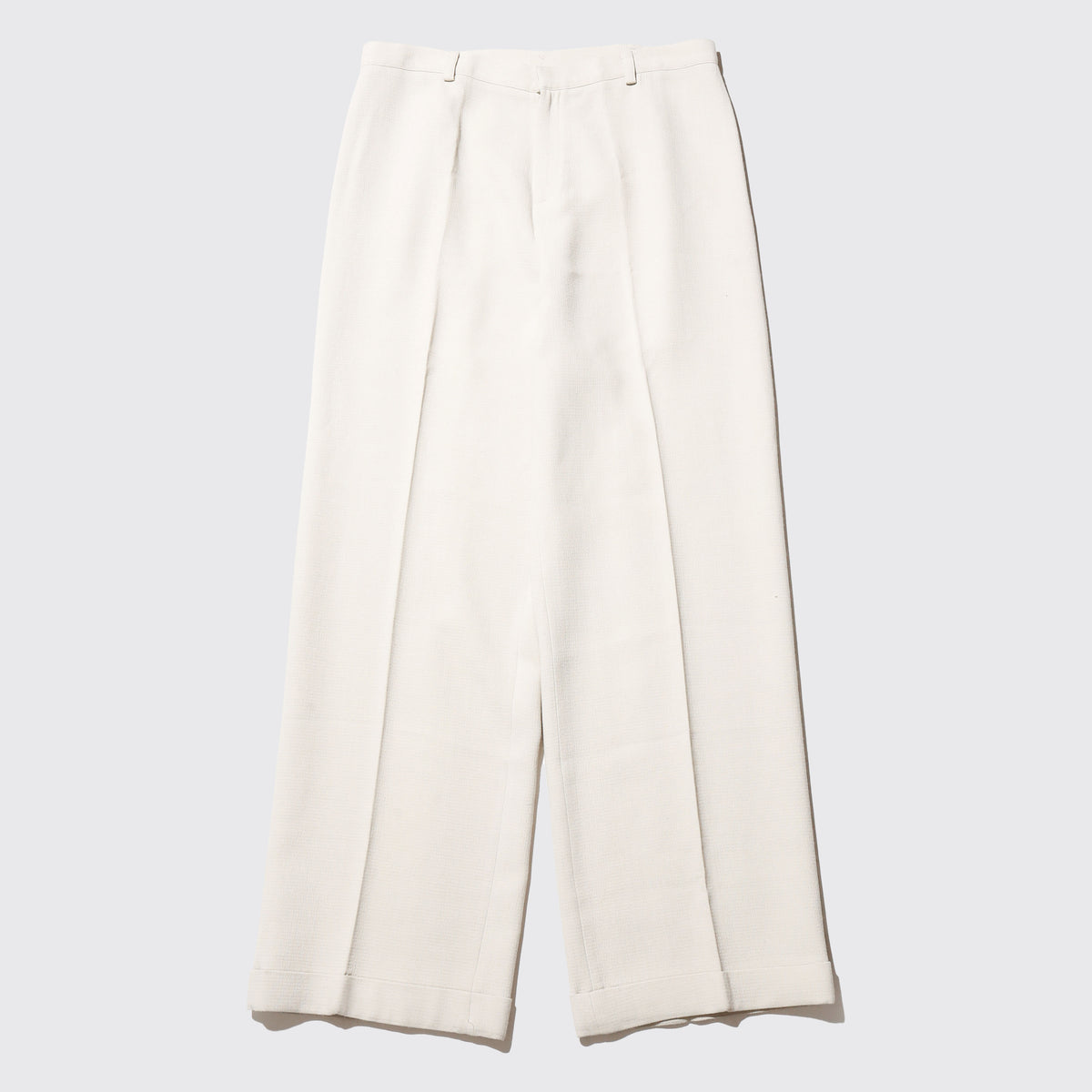 vintage textured wide slacks