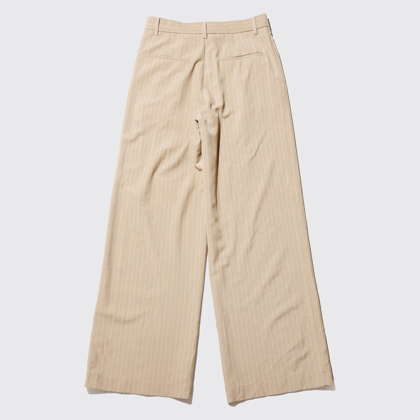 vintage stripe tucked wide zoot slacks