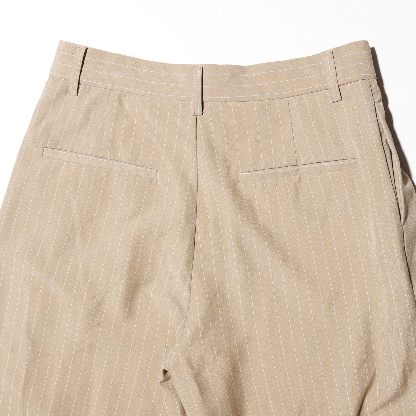 vintage stripe tucked wide zoot slacks