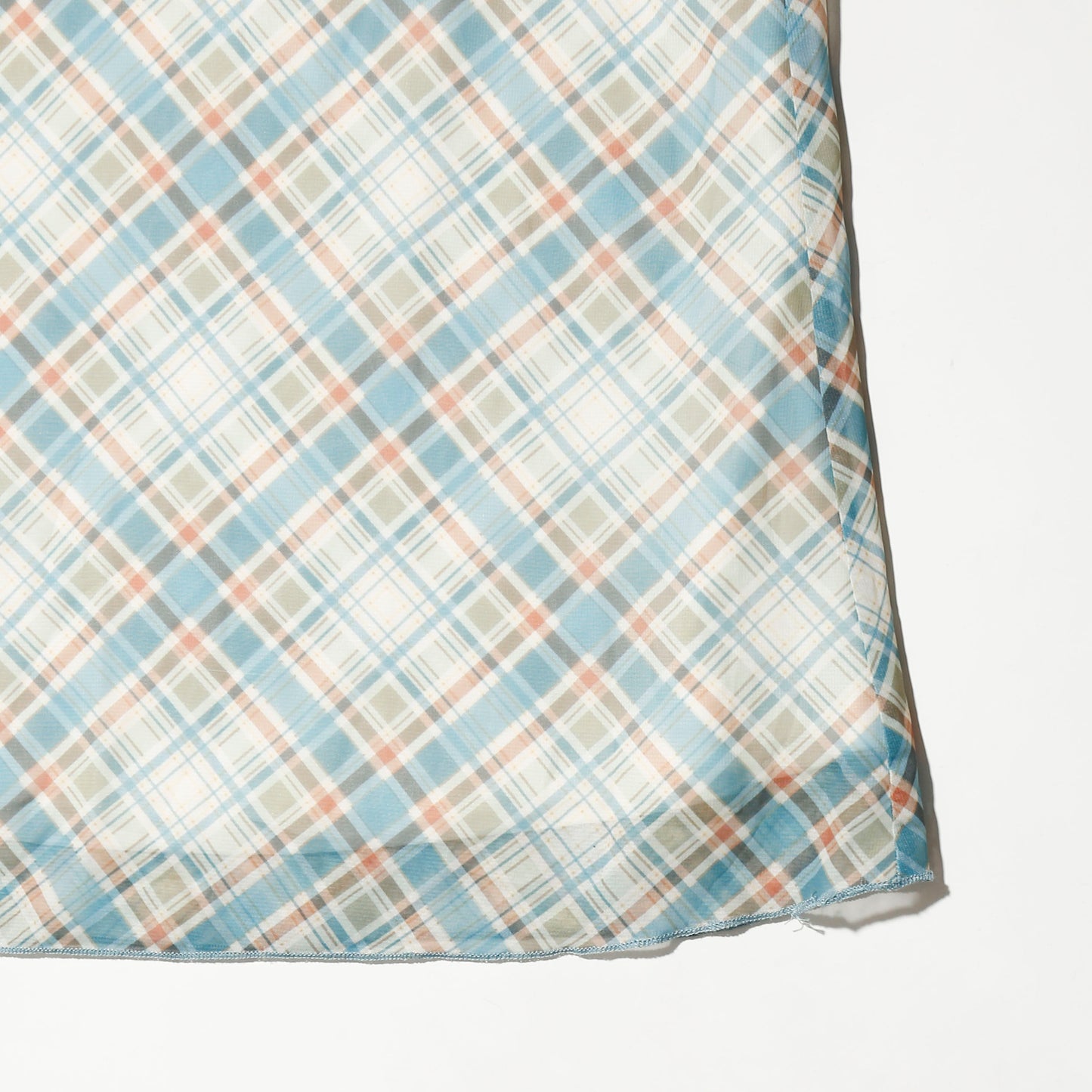 vintage colett check sheer skirt