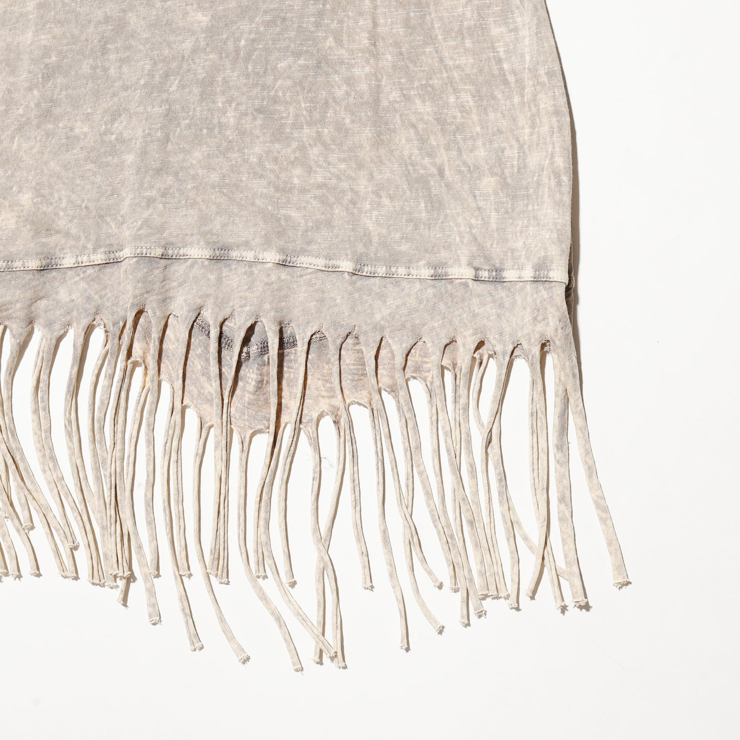 vintage acid fringe cut sew