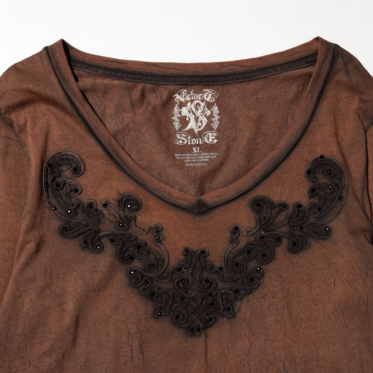 vintage acid broderied cut sew