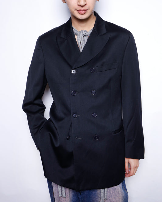 vintage donna karan 8b double breasted tailored jacket