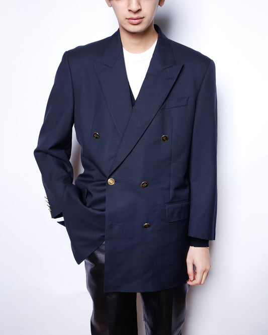 vintage 80's Burberry's double breasted blazer tailored jacket