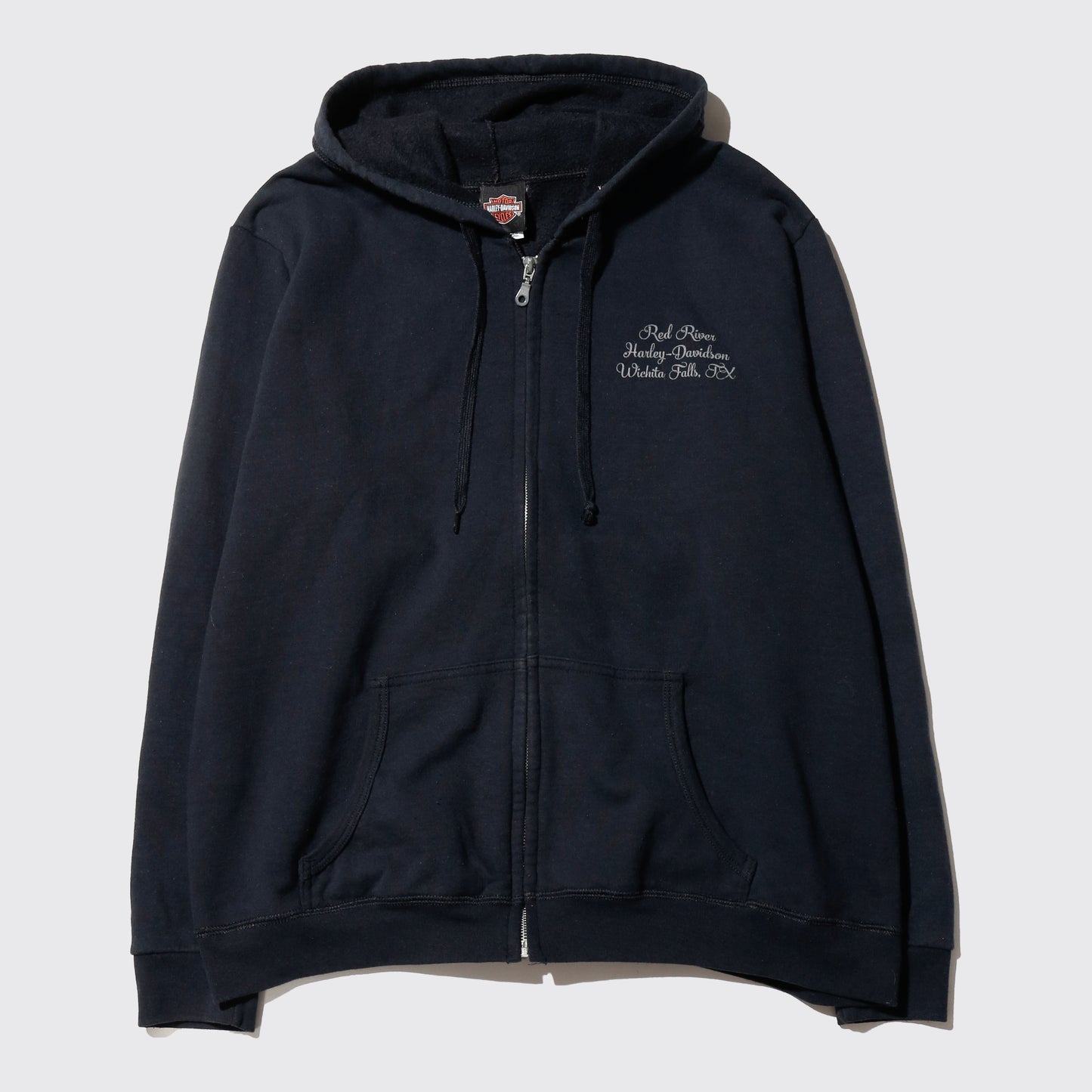 vintage 00's harley-davidson shinny feather hoodie