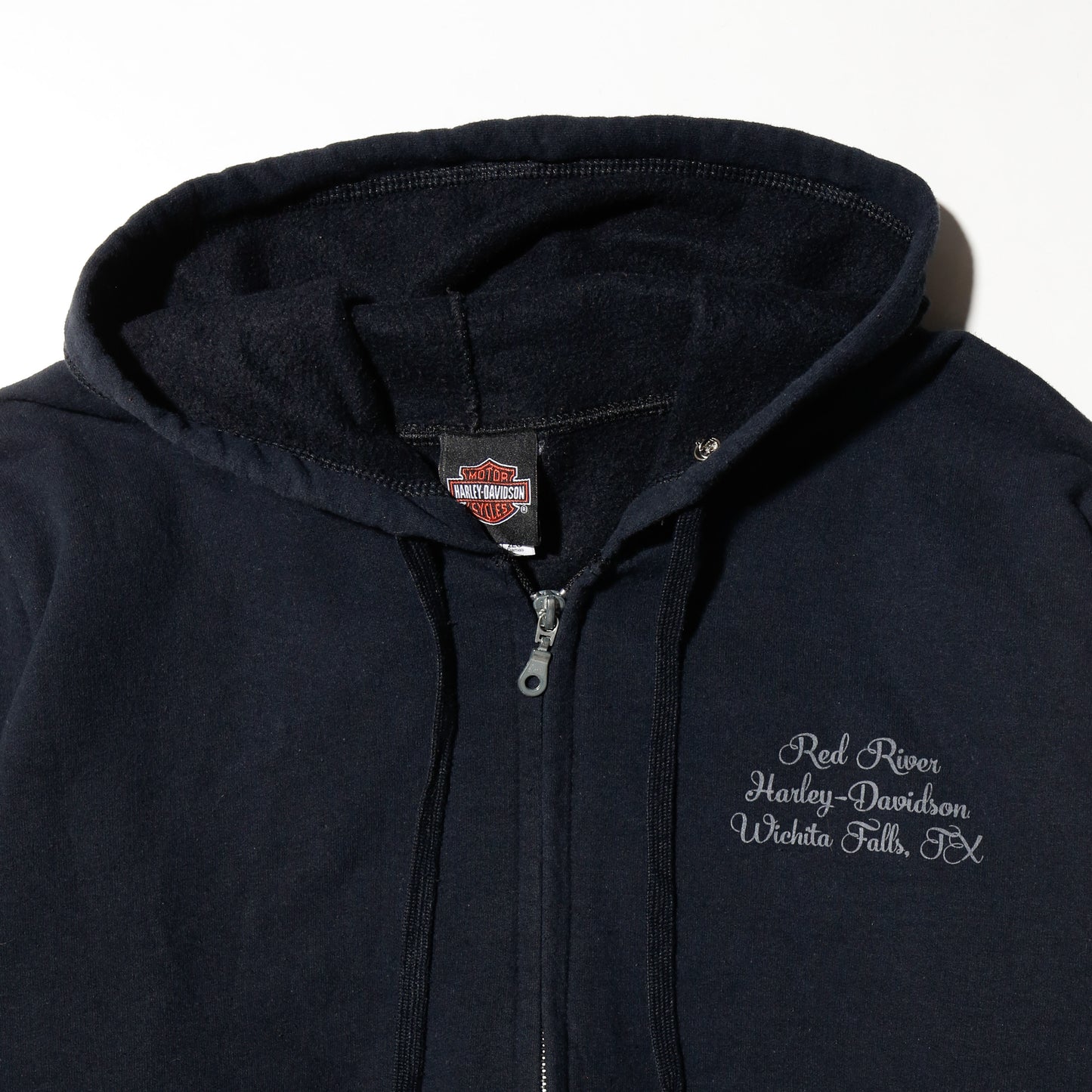 vintage 00's harley-davidson shinny feather hoodie