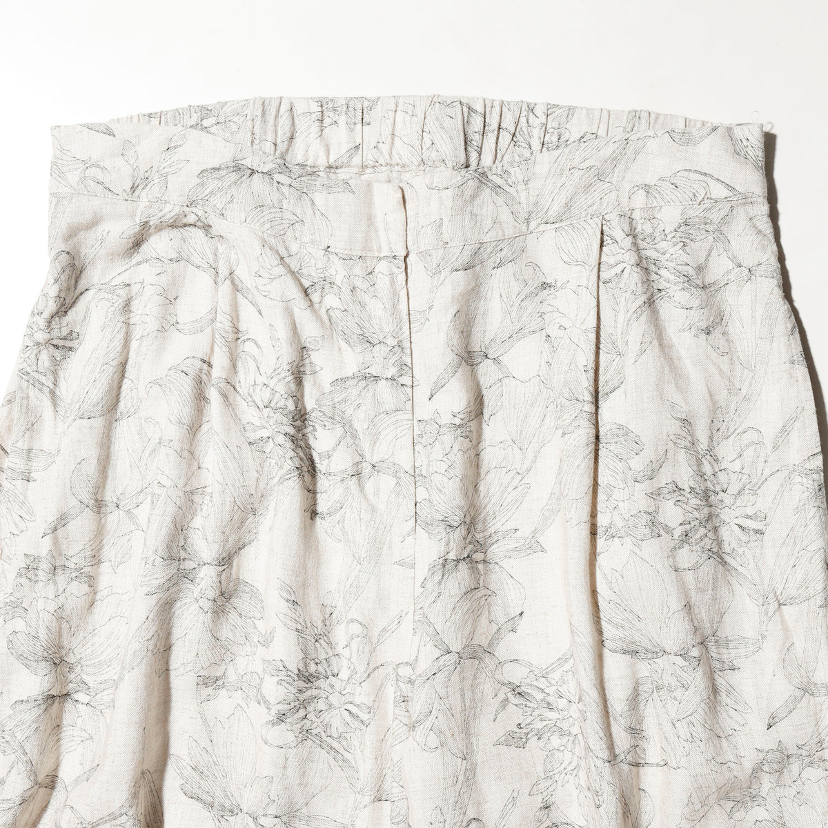 vintage bootanical linen lounge trousers