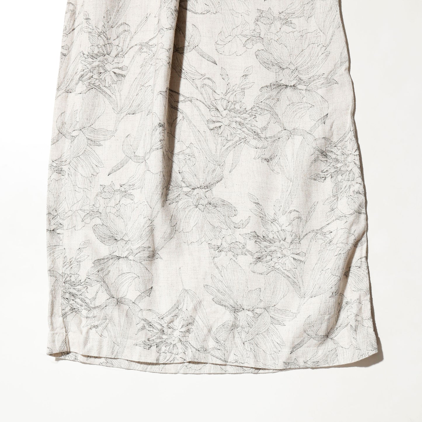 vintage bootanical linen lounge trousers