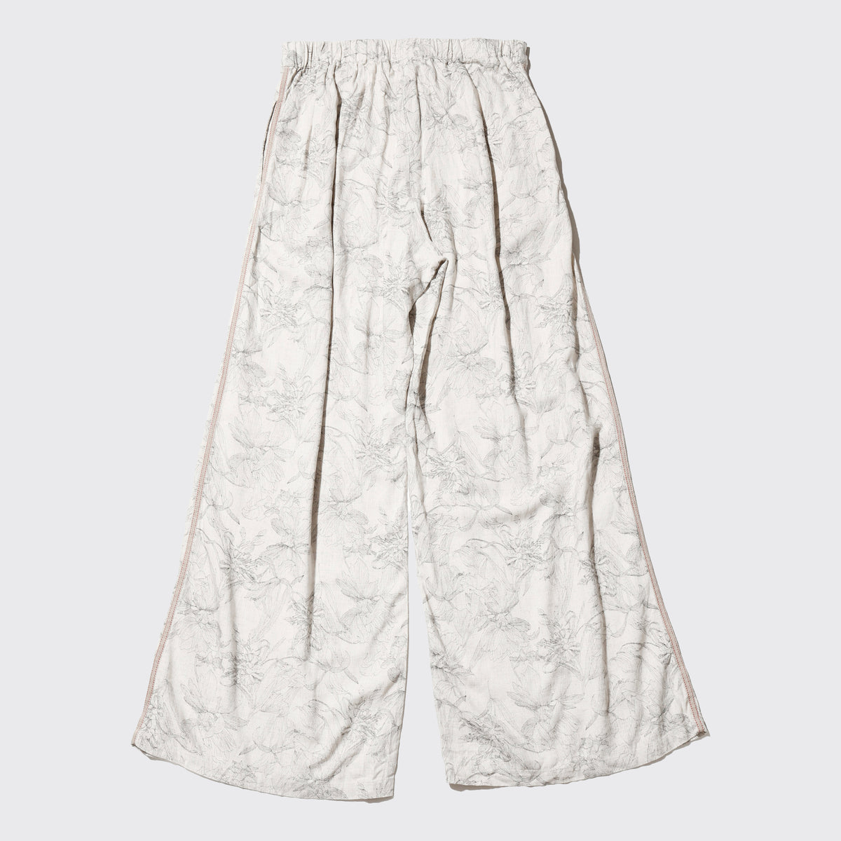 vintage bootanical linen lounge trousers