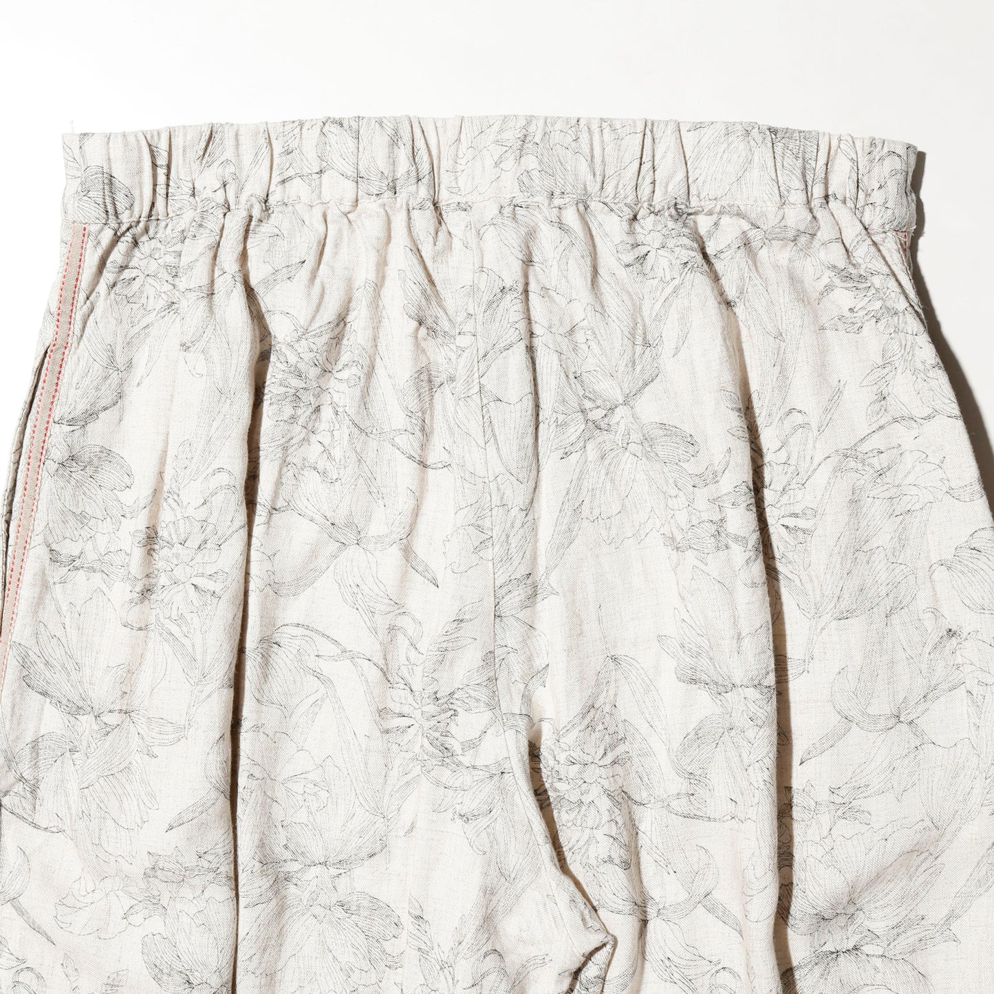 vintage bootanical linen lounge trousers
