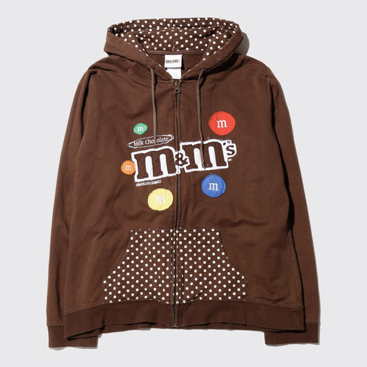 vintage m&m's dots hoodie