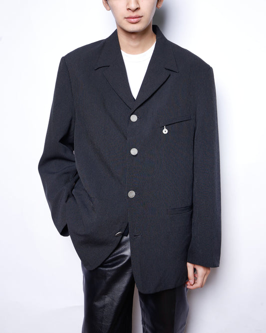 vintage 4b stripe tailored jacket