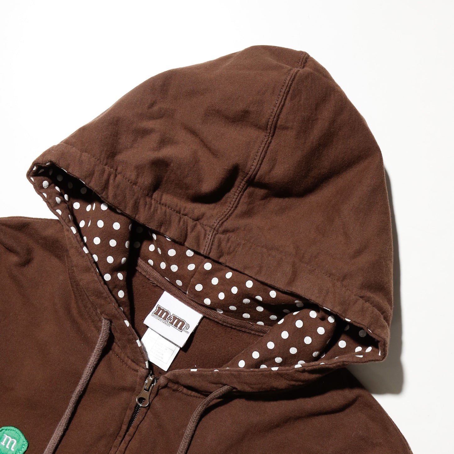 vintage m&m's dots hoodie