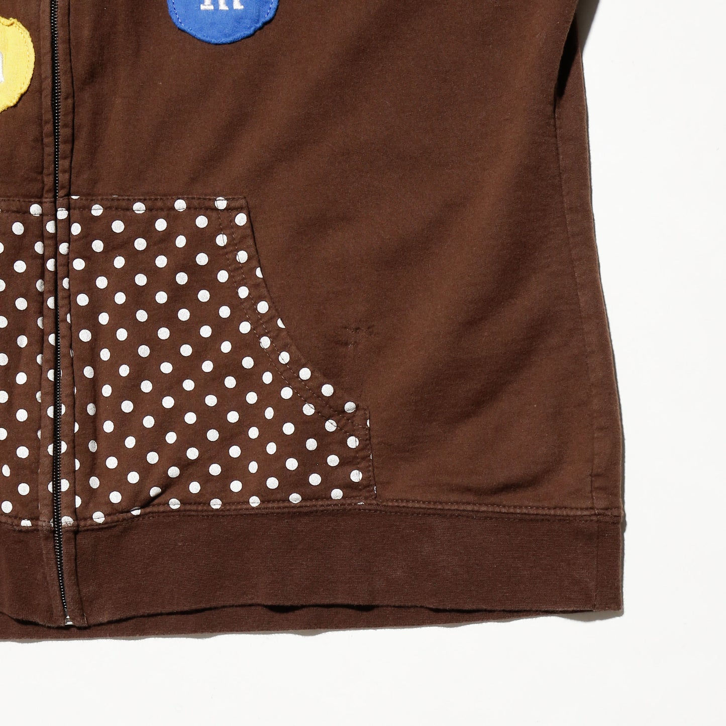 vintage m&m's dots hoodie