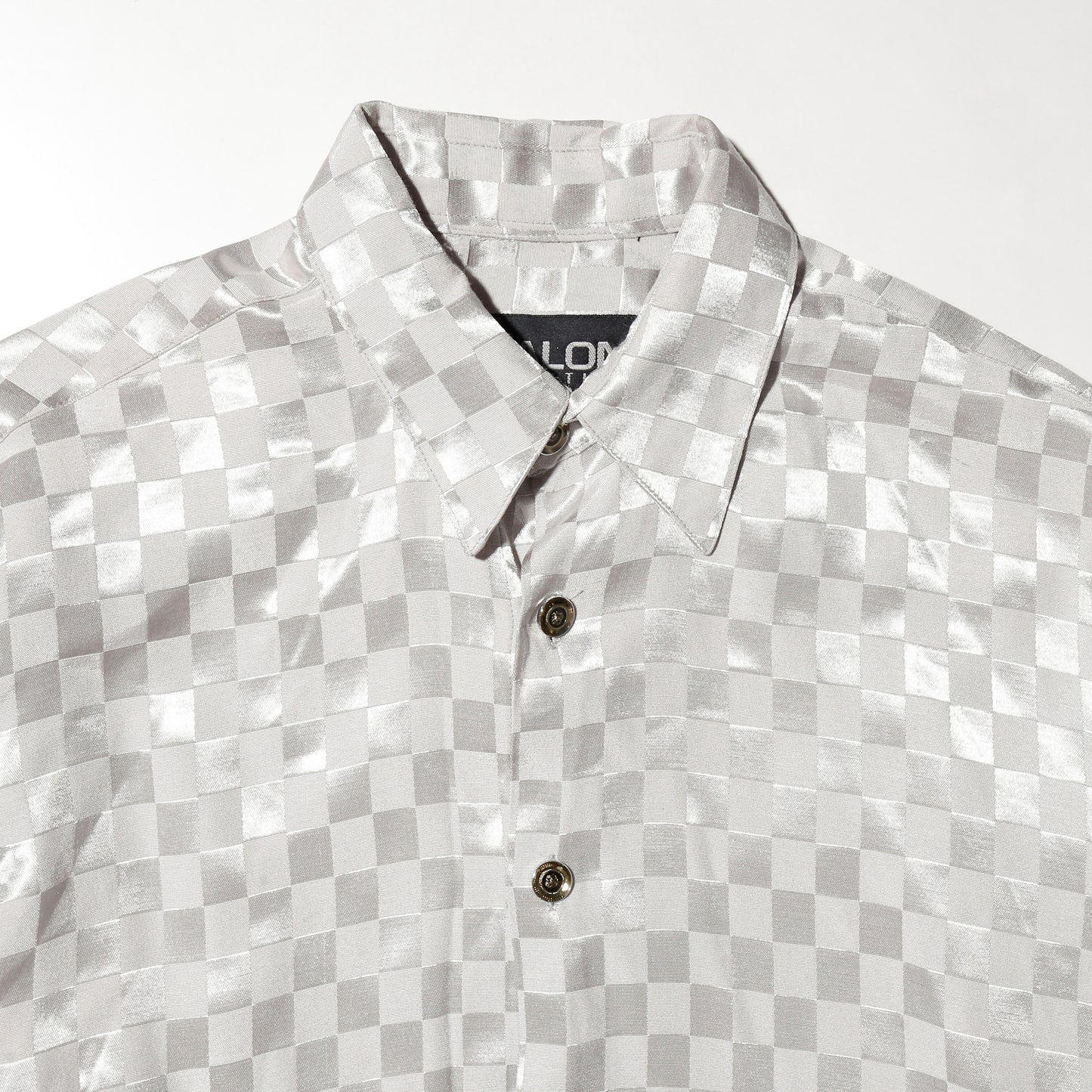 vintage shinny checker shirt