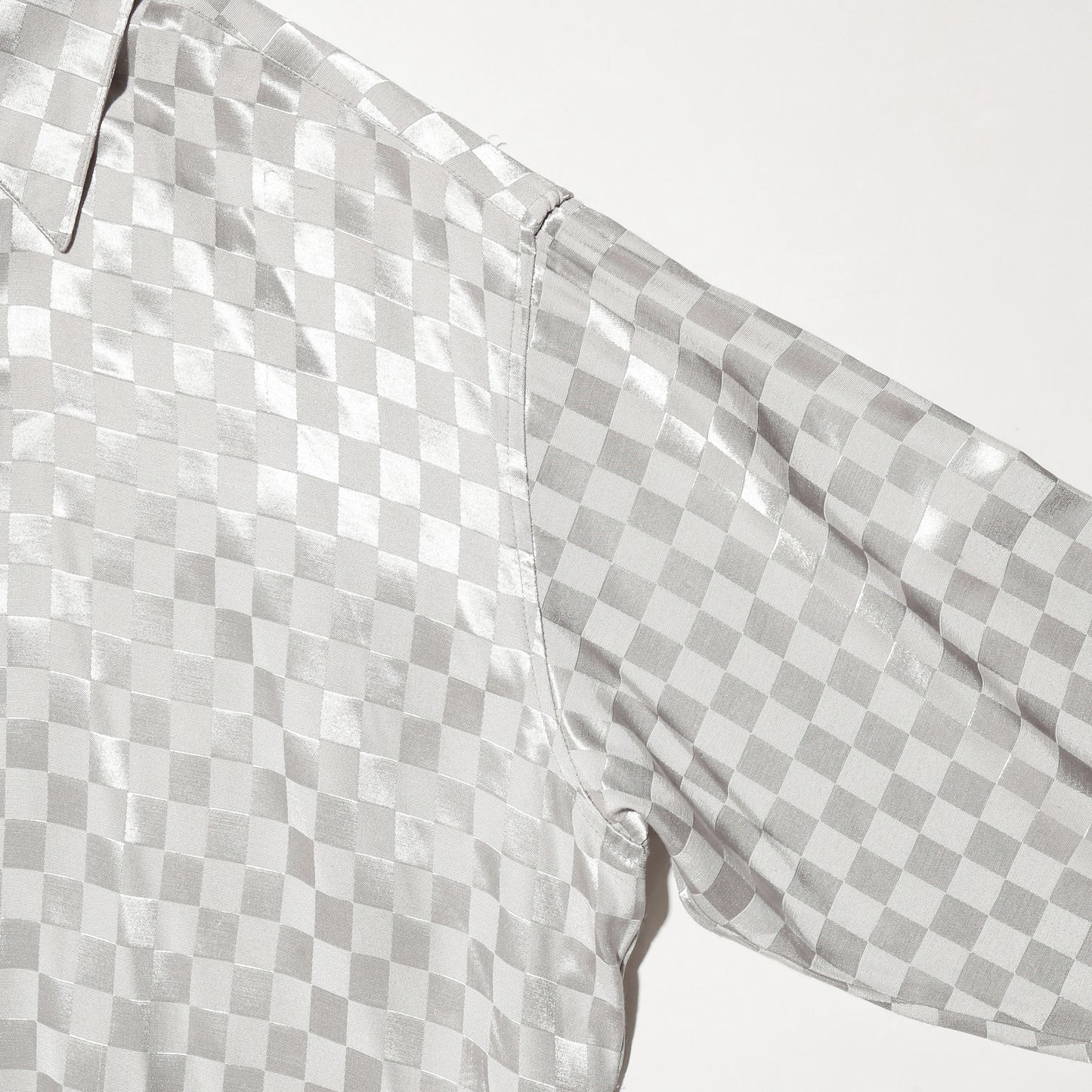 vintage shinny checker shirt