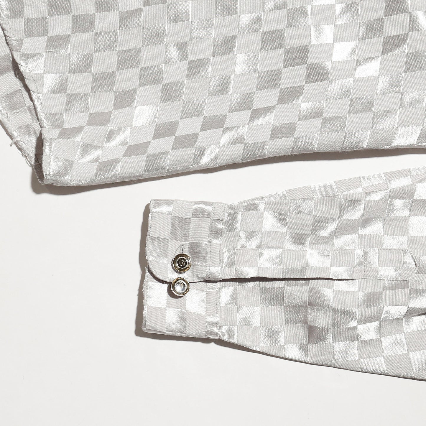 vintage shinny checker shirt