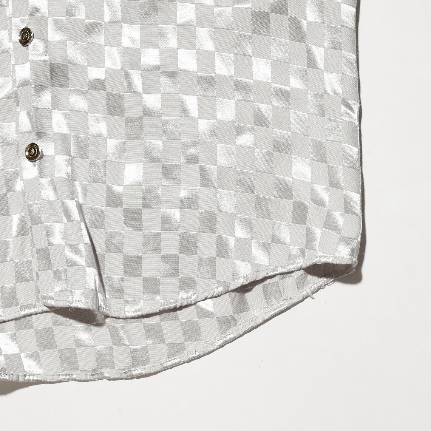 vintage shinny checker shirt
