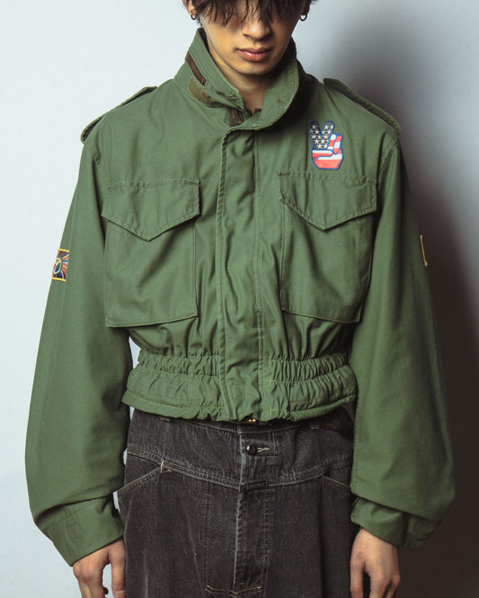 vintage m-65 ribbed field jacket
