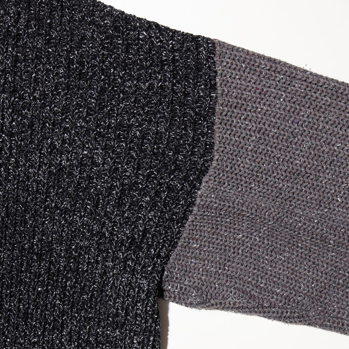 vintage perry ellis 2tone knit jacket