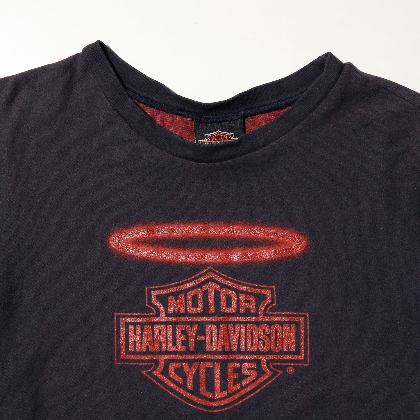 vintage 00's harley-davidson tribal feather t-shirt