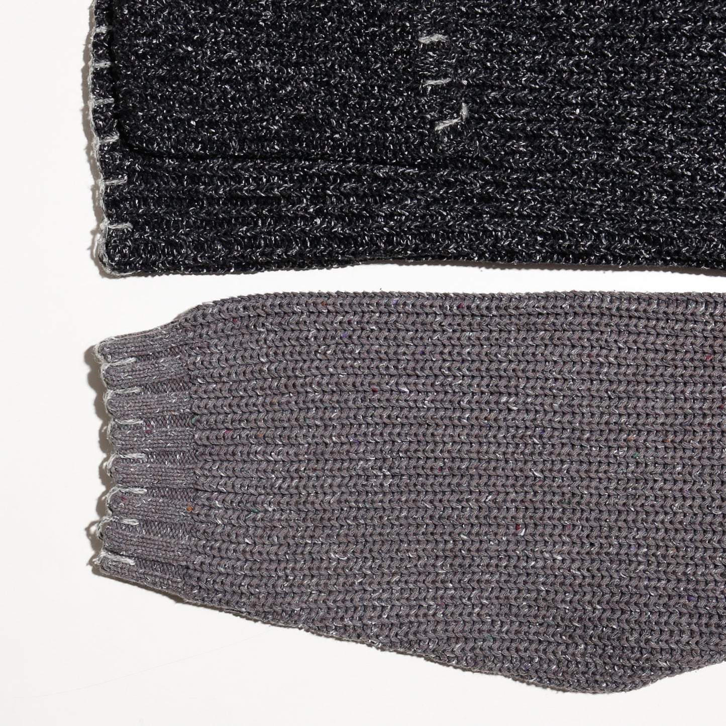 vintage perry ellis 2tone knit jacket