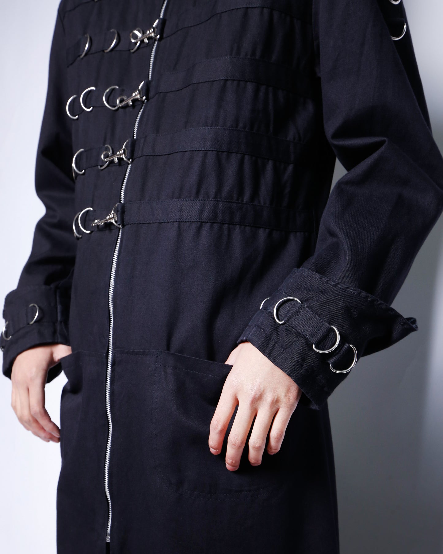 vintage super long bondage coat