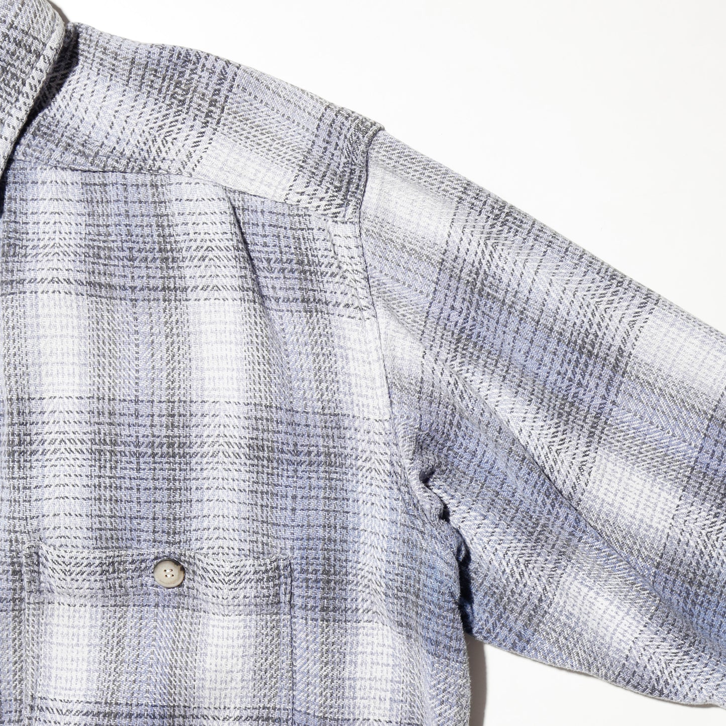 vintage heavy flannel loose check shirt