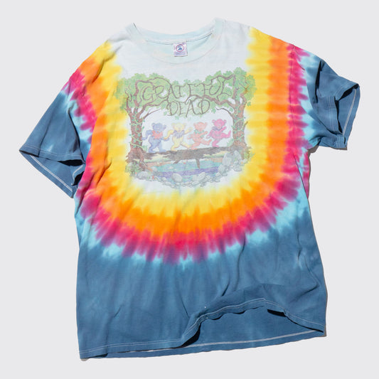 vintage 1997's Grateful Dead dancing bears tie dye t-shirt