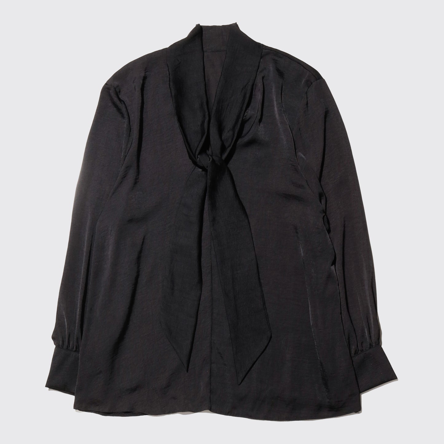 vintage bowtie drape pullover